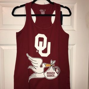 Oklahoma Sooners Razorback Tank Top